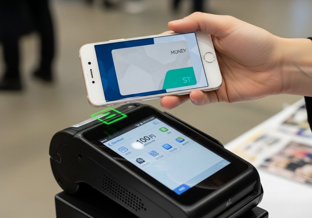 キャッシュレス決済の様子